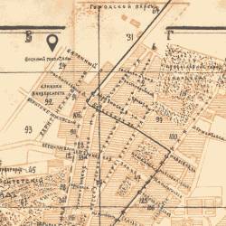 Стара карта Харкова 1920-й